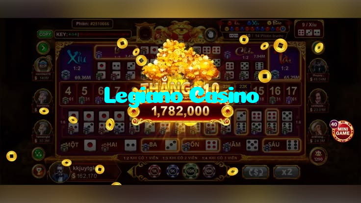 Legiano Casino casino presented on mobile device in Pakistan with slots and live games